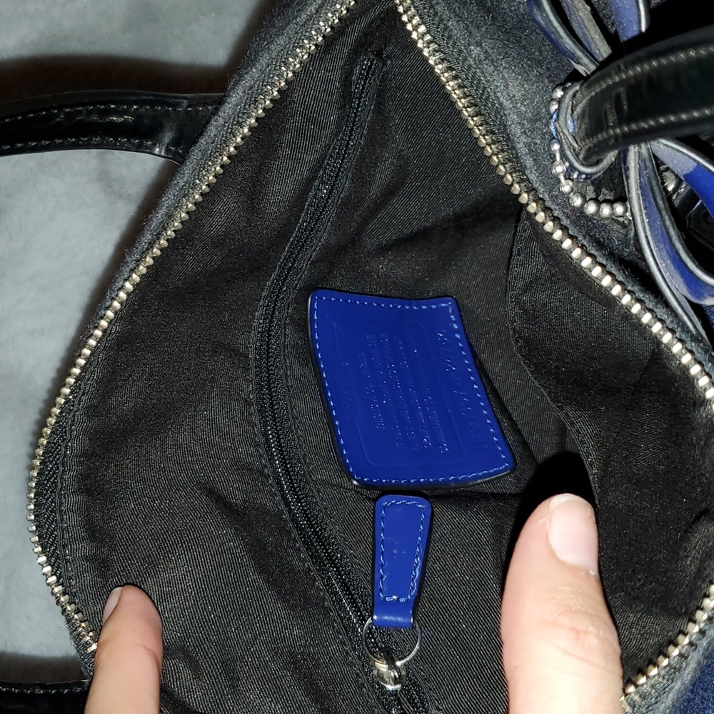 Coach Wool Satchel Hand Bag - Picture 13 of 16